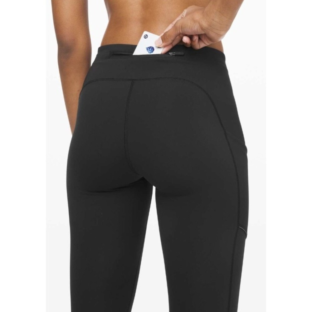 Lululemon Speed Up Tight Full-On Luxtreme 28" in Black Size 6 $108 - Picture 5 of 16